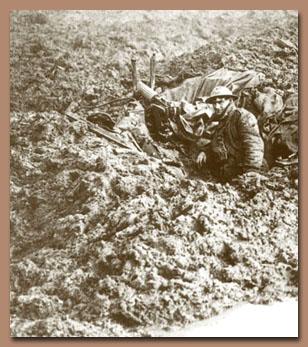 The trenches at Passchendaele