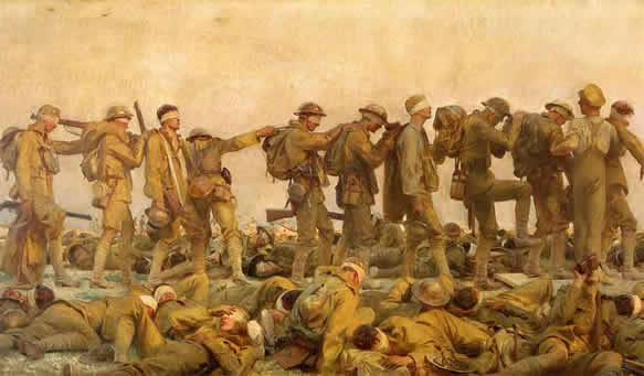 gassed by John singer Sargent